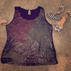 KISCHE sequin tank